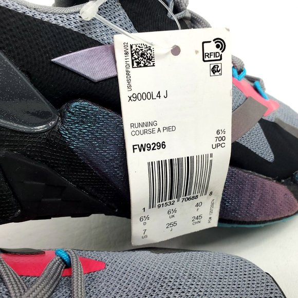 Adidas Mens Shoes Boost X9000L4 Black Metallic Running Sneakers Size 7 Athletic - Picture 3 of 9